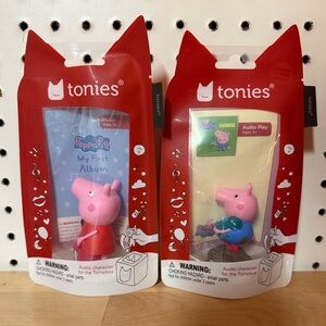 Tonies Peppa Pig My First Album and George Pig set for Toniebox